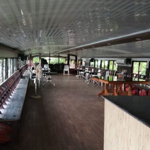 upperdeck of the boat