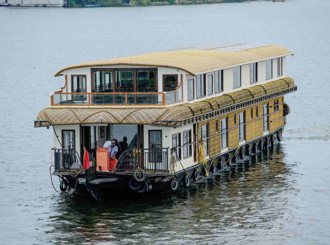 New luxury houseboat 2025 exterior look
