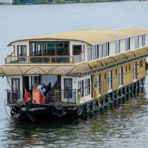 New luxury houseboat 2025 exterior look