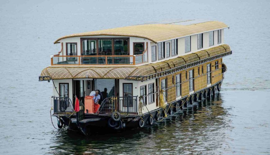 New luxury houseboat 2025 exterior look