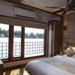 A luxury Houseboat Bedroom