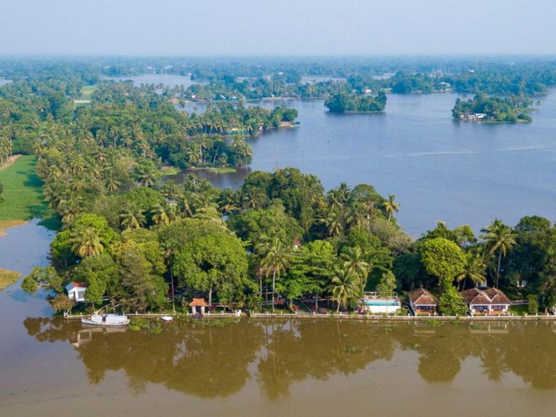 Sky View of Kuttanad