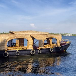 New traditional shikara in Alleppey